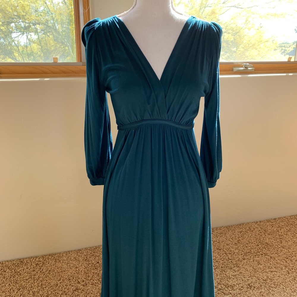 NWOT Teal 3/4 sleeve Dress
